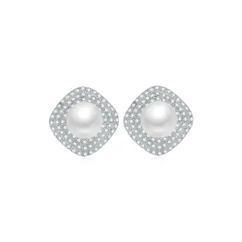 BYTHERE Pearl Stud Earrings Women's