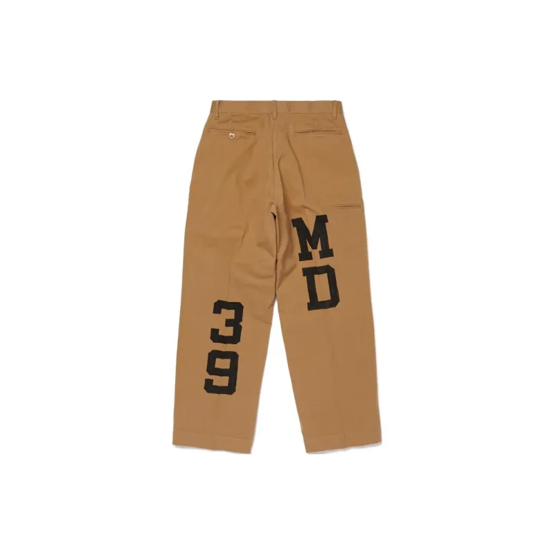 HUMAN MADE FW24 Autumn/Winter Collection Casual Pants Unisex Light Umber-1