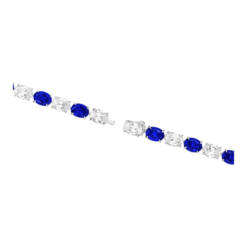 GAONAS 925 Sterling Silver, Synthetic Cubic Zirconia Bracelets Women's-2