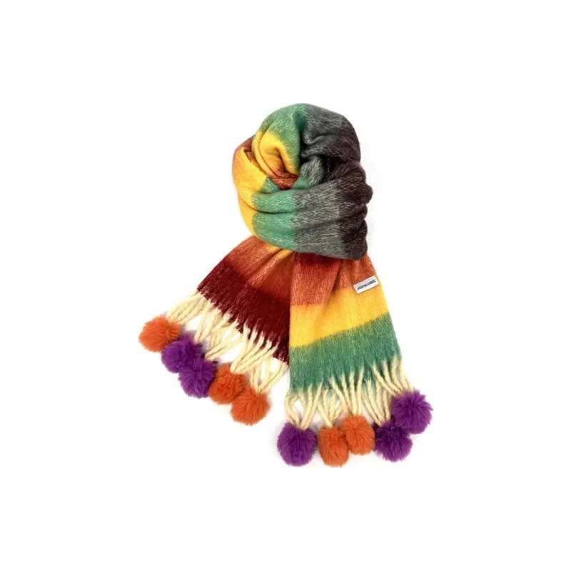 JEANSWEST Knit Scarves Unisex-0