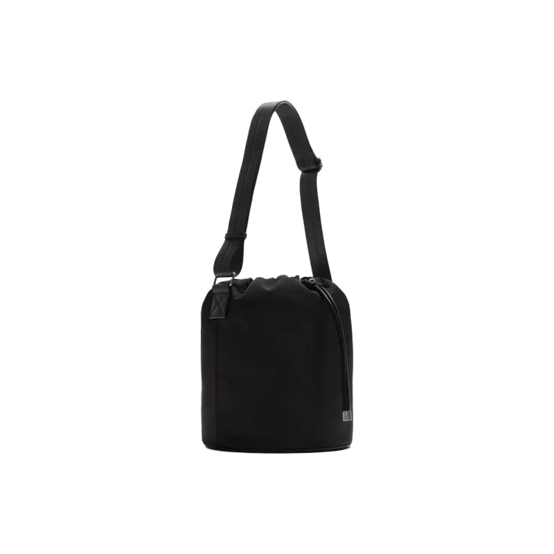 ZARA NANUSHKA Collaboration Polyester Bucket Bag, Portable Crossbody Bag, Shoulder Bag Regular Men's Black-1