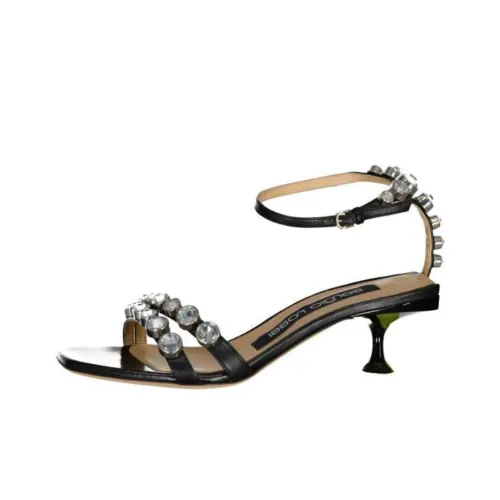 SERGIO ROSSI One Strap Sandals 5cm Women's Black