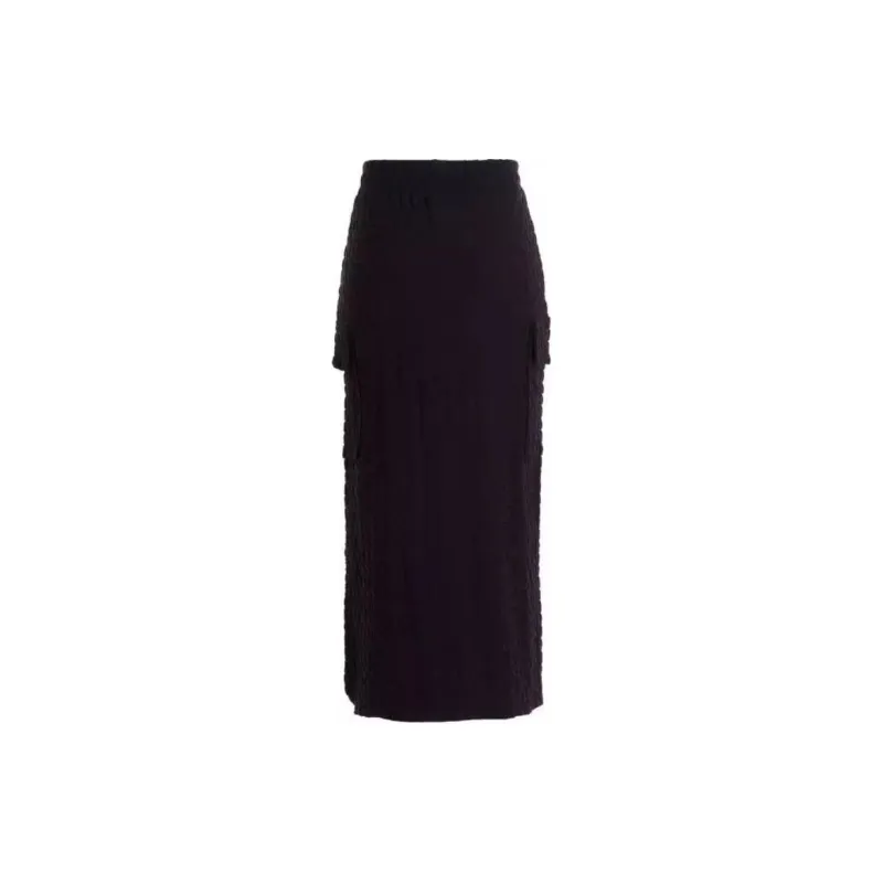 Sunnei Logo Jacquard Midi Skirt-1