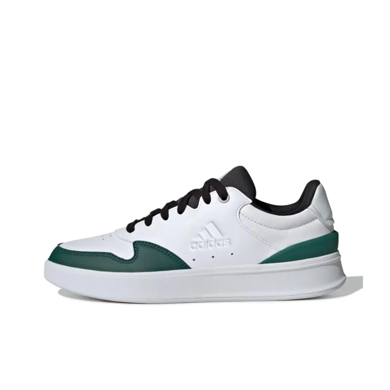 Adidas Kantana Anti Slip Wear Resistant Low Top Skateboard Shoes Men's White Green-0