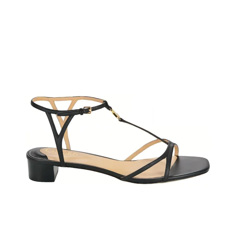 Polo Ralph Lauren One Strap Sandals 2.5cm Women's Black-1