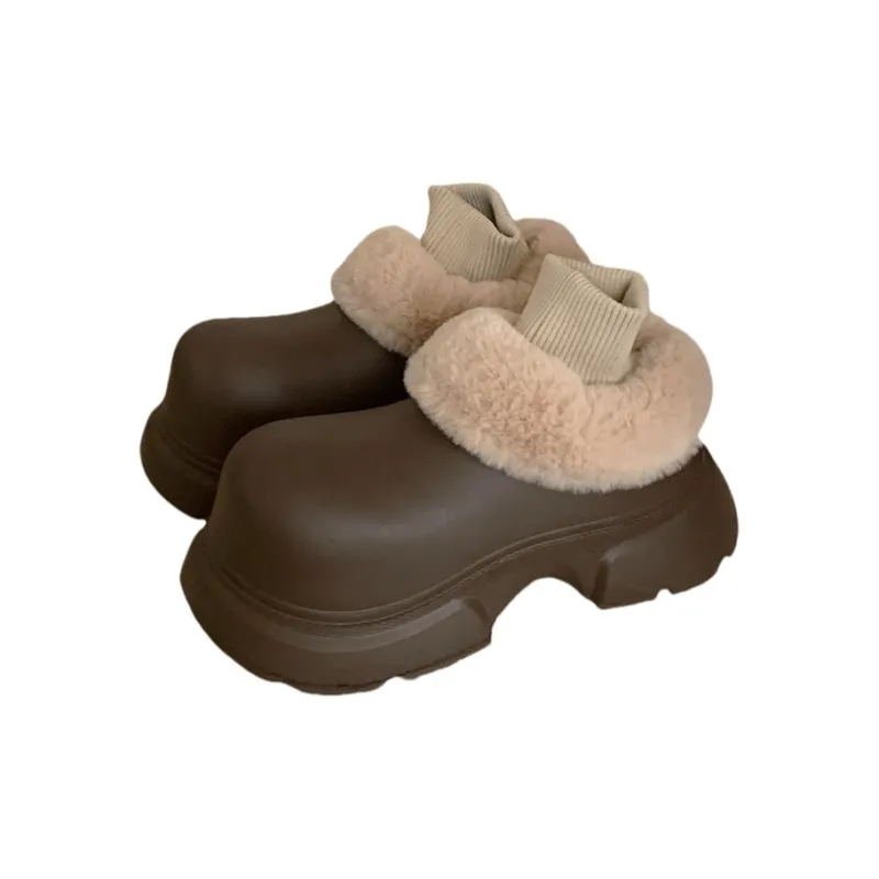 Thin Strips Cotton Slippers Women's, Cream White-12
