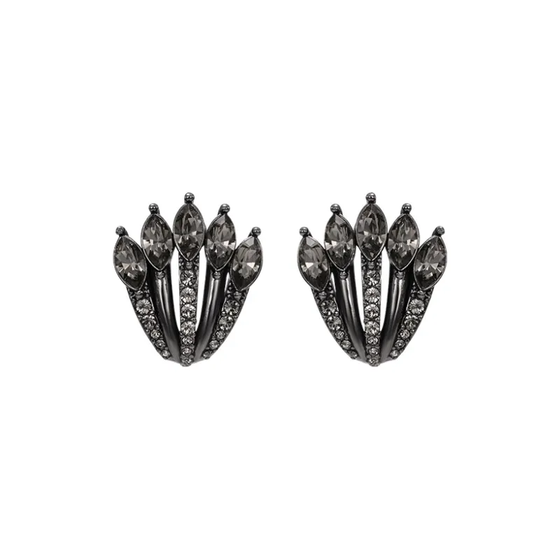 Eternelle Austrian Crystal Stud Earrings Women's-6