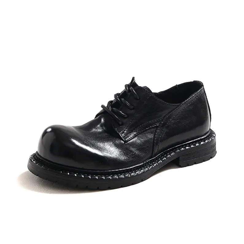 IGESHI Men's Casual Shoes Men Low Top Black-1
