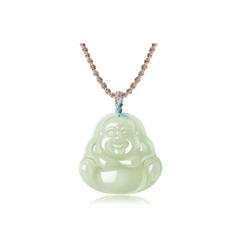 Lao Feng Xiang Necklaces Green Jade Women's