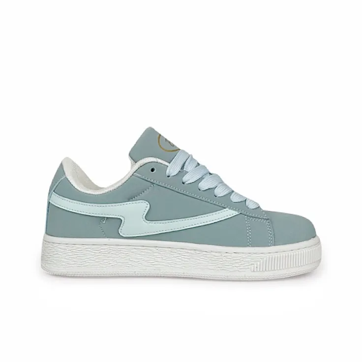 BKAE Wear Resistant Lightweight And Balanced Low Top Skateboard Shoes Unisex Aqua-2
