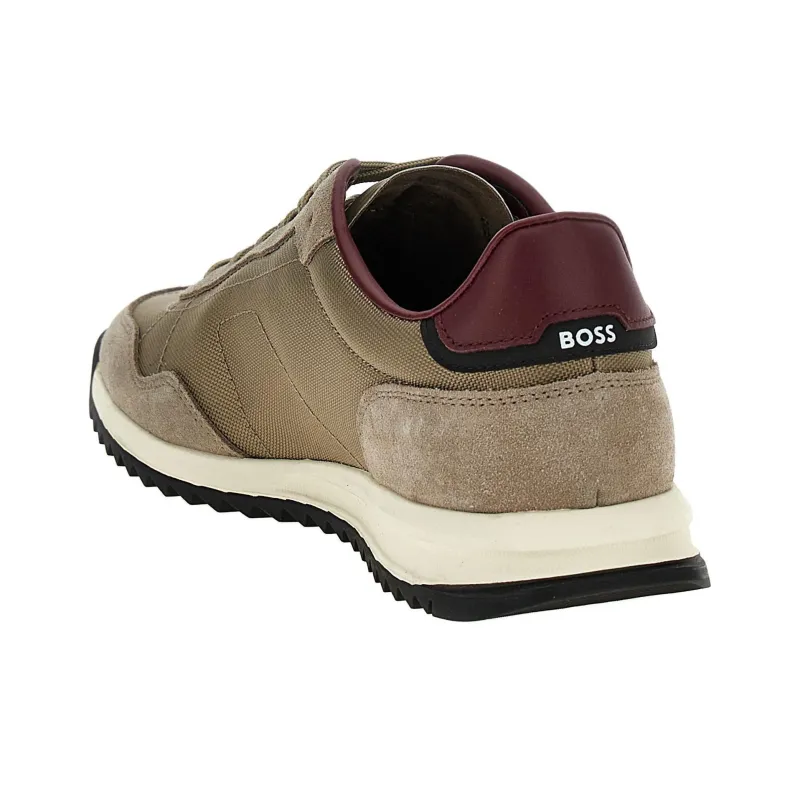 HUGO BOSS Zayn Low-Top Casual Shoes Men's Umber-4