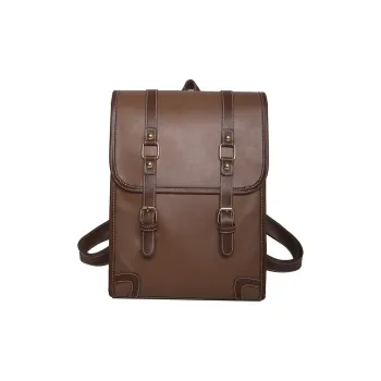 JIANMU PU Backpack Regular Women's Brown/Black/Blue/Ecru