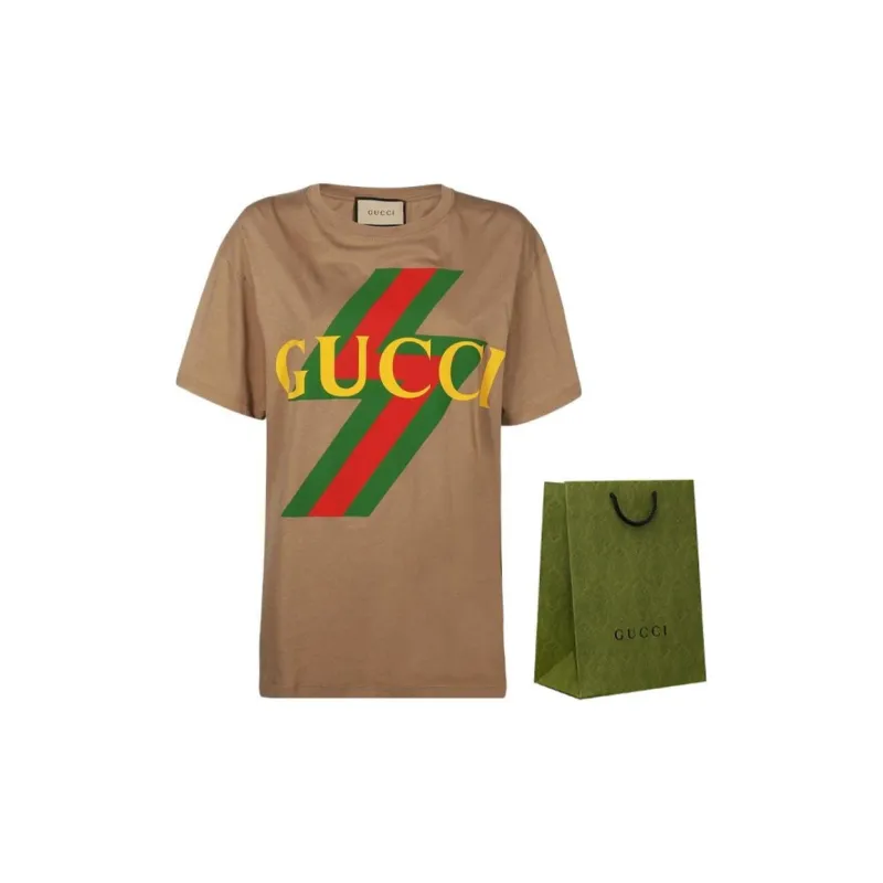 GUCCI SS23 Regular T Shirt Women's Brown-2