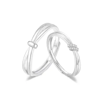 FORCHI Sterling Silver Rings Unisex Anniversary Birthday Gift