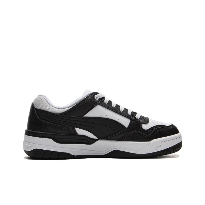 PUMA 1948 Anti Slip Wear Resistant Low Top Skateboard Shoes Unisex Black-1