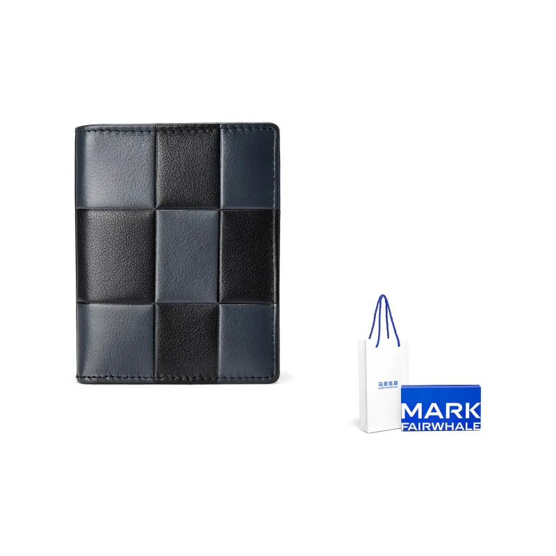 FAIRWHALE Top Grain Cow Leather Wallet Card Holder Money Clip Regular Men's Black-0