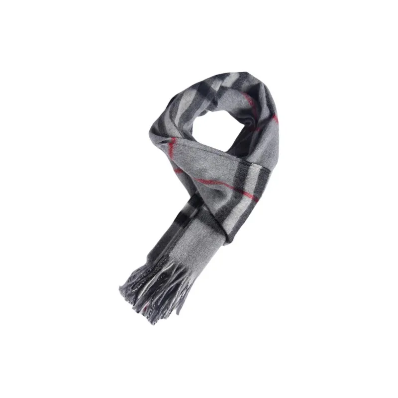 H YXIANG Cashmere Knit Scarves Women's-23