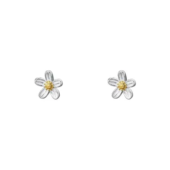 Hi There S999 Fine Silver Stud Earrings Women's