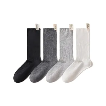 Temooues Mid Calf Socks Women's Combo Set