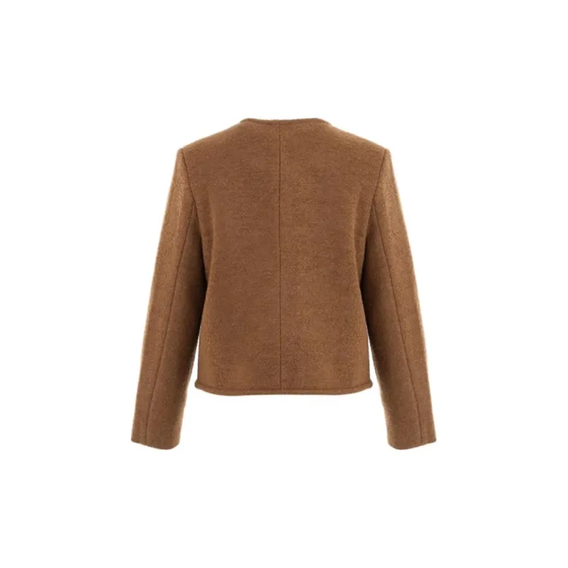 SUMU Jackets Coats Women's Coffee-1