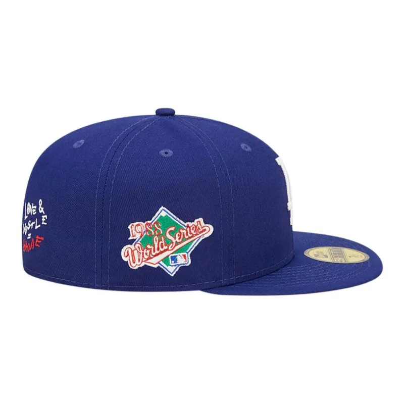 New Era Los Angeles Dodgers 1988 World Series Patch Game 59Fifty Fitted Hat-3