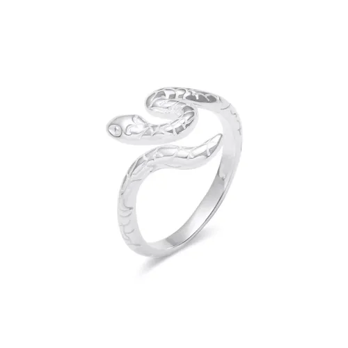 Love Link 925 Sterling Silver Rings Unisex