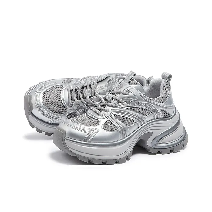 CAMEL Shock Absorbers With Slip Resistant Features Low Top Chunky Sneakers Women's-2