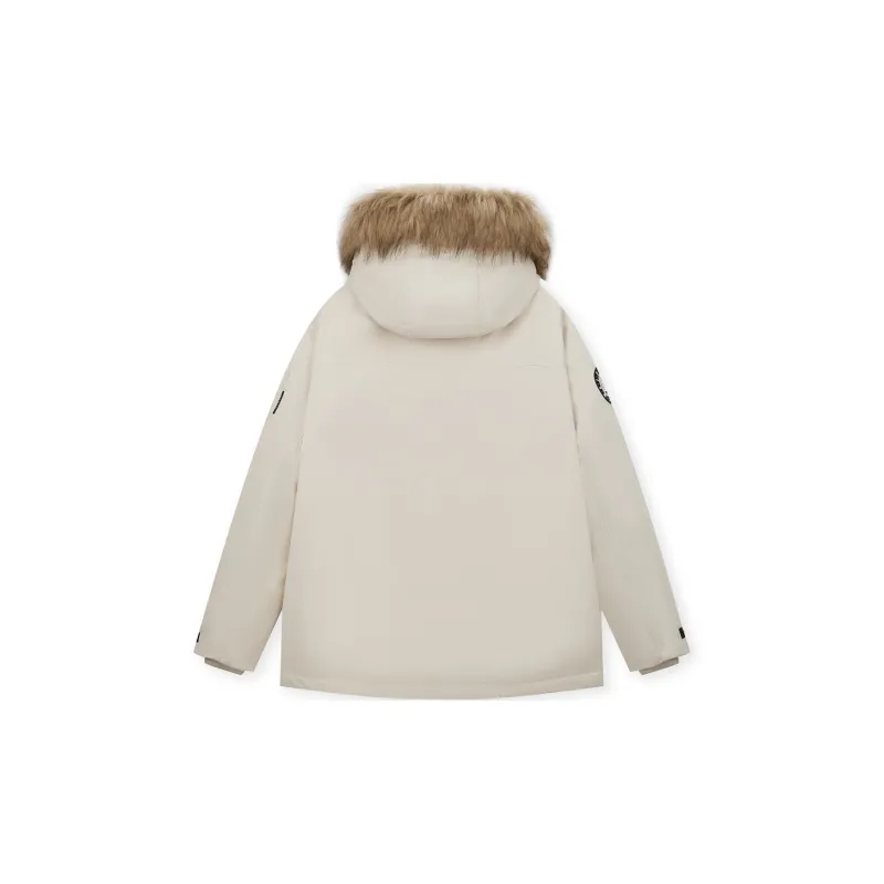 BONELESS Puffer Jacket Unisex Apricot-1