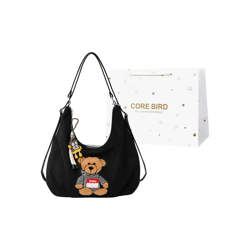 CORE BIRD PU Double Shoulder Crossbody Bag, Shoulder Bag Regular Women's Brown/Red/Coffee/Black-18