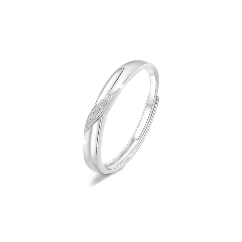 FORCHI Sterling Silver Rings Unisex Birthday And Anniversary Gift-8
