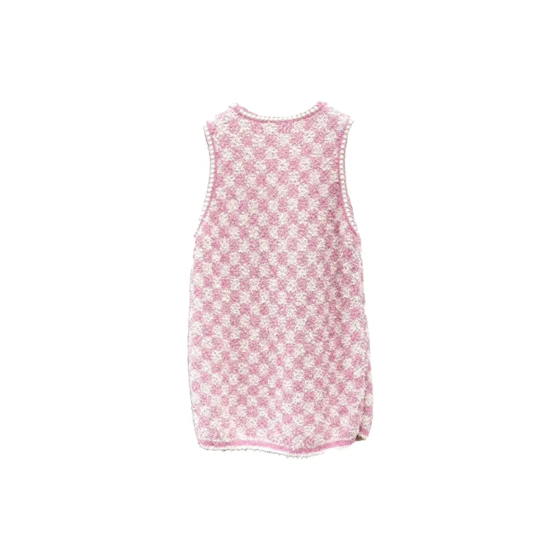CHANEL Vests Women's Pink-1