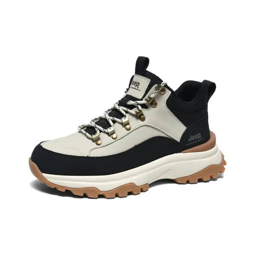 Jeep Martin Boots Men Sand Khaki