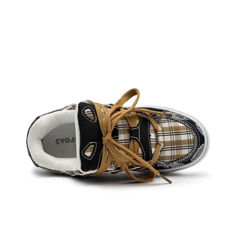 CVOJOO Non-slip Lightweight Low-Top Skateboard Shoes Unisex-42