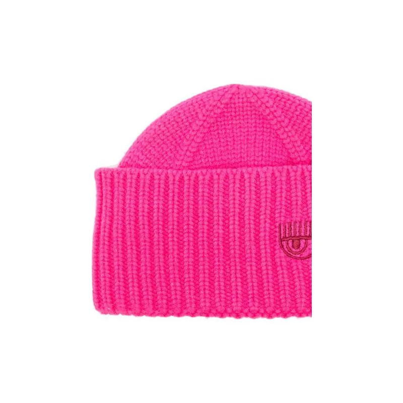 CHIARA FERRAGNI Eye Star embroidered Ribbed Beanie-2