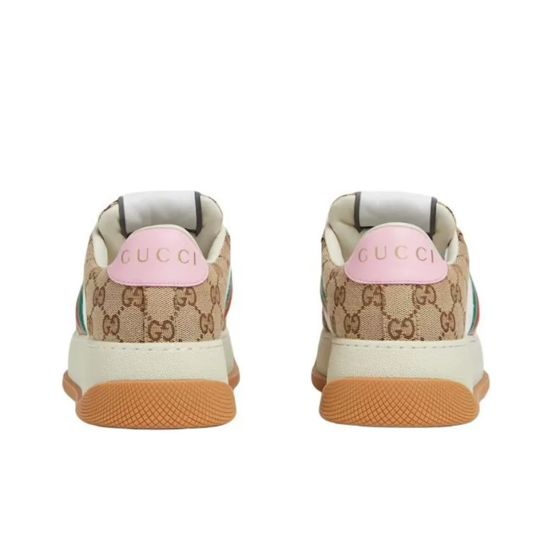 GUCCI Women's Gg Sneaker 'Beige Pink' Women's-3