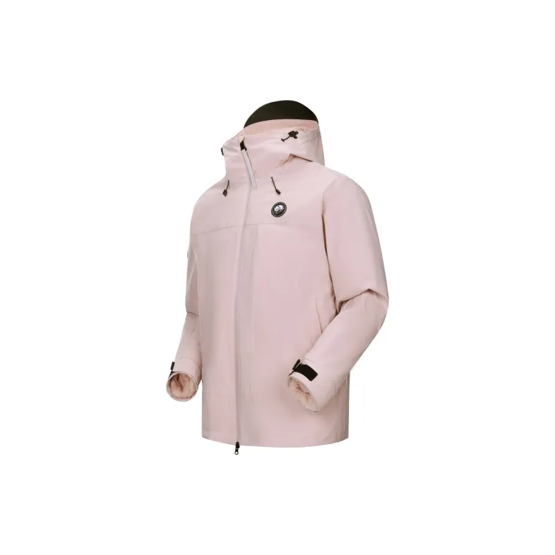 Panda Carefree Play Series Warm Breathable Water Resistant Rainproof Windproof Windbreaker Jacket Unisex-2