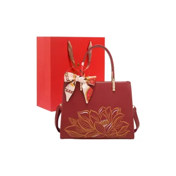 PAYOT Microfiber Synthetic Leather Wedding Handbag One Shoulder Crossbody Regular Women's Burgundy