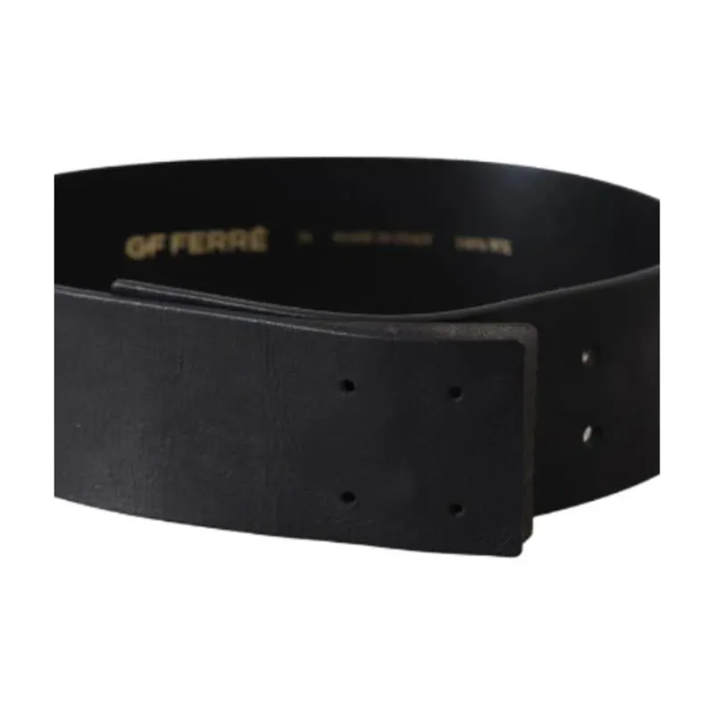 GIANFRANCO FERRE Leather Leather Belts Women's Black --1