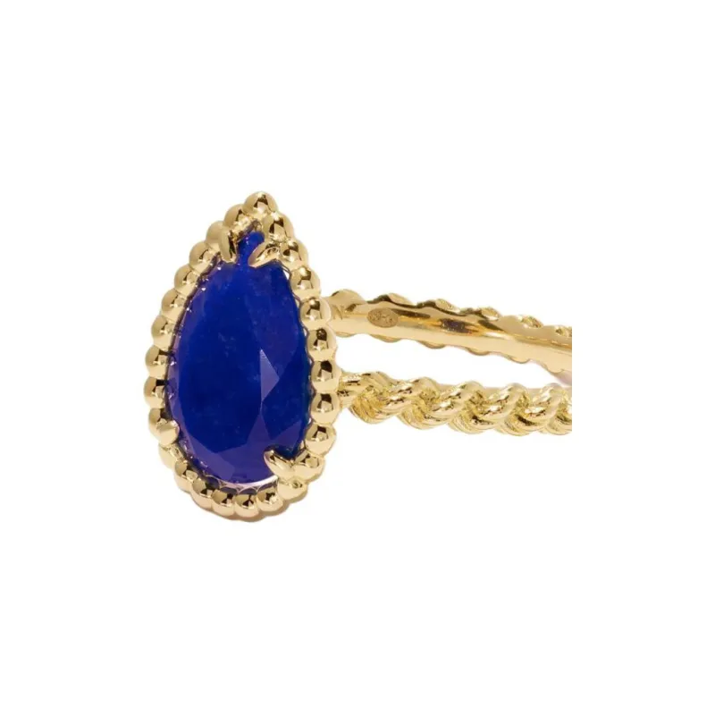 Boucheron 18kt Yellow Gold Serpent Bohème Lapis Lazuli Ring-1