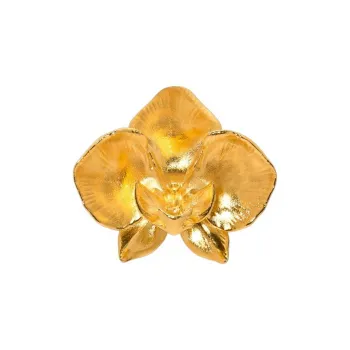 Oscar De La Renta Small Orchid Brooch