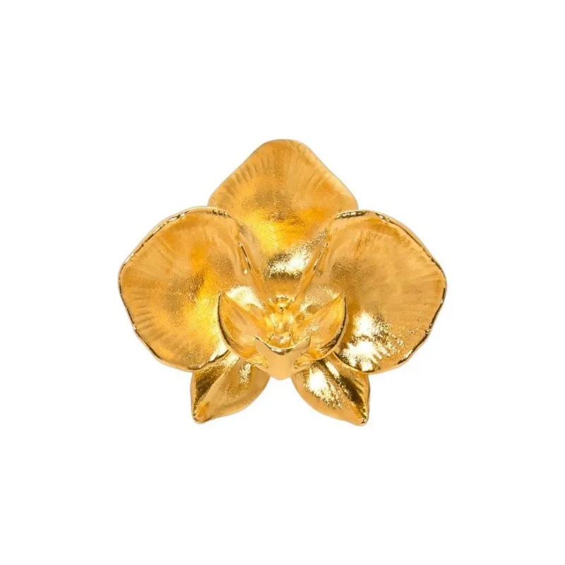 Oscar De La Renta Small Orchid Brooch-0