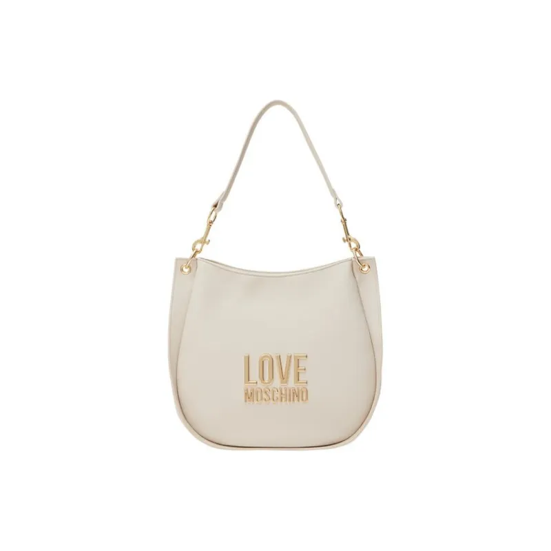 LOVE MOSCHINO PU Handbag Shoulder Bag Women's White-0
