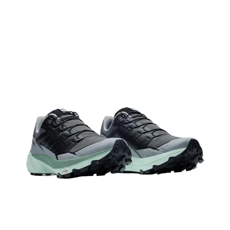 SALOMON Cushioning Breathable Lightweight Low Top Running Shoes Men's Asphalt Gray-1