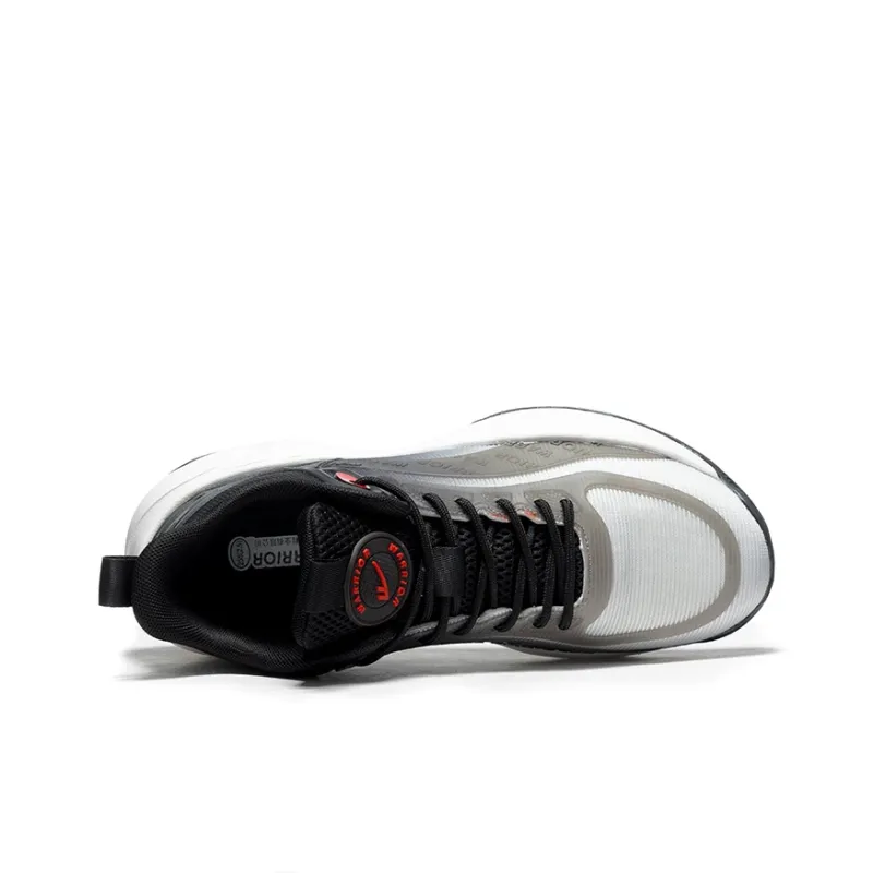 Warrior Low Top Basketball Shoes Men's White Black-2