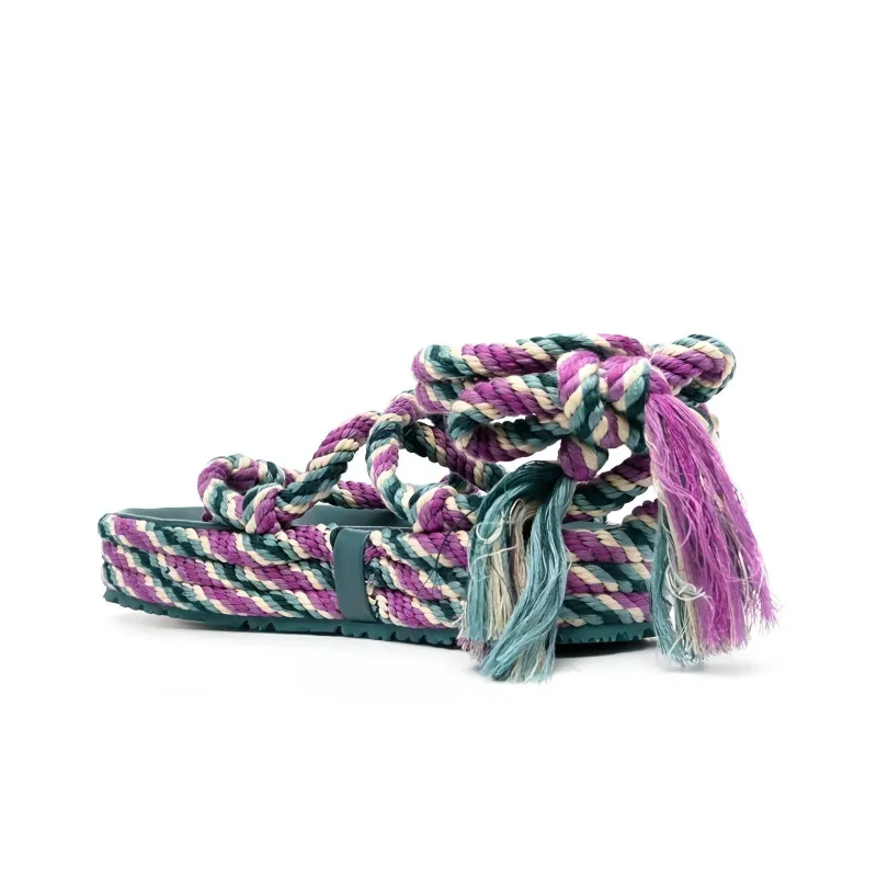ISABEL MARANT Erol Rope Sandals-3