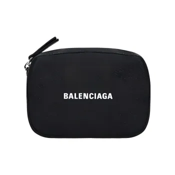 Balenciaga Cow Leather Crossbody Bag Men's Black