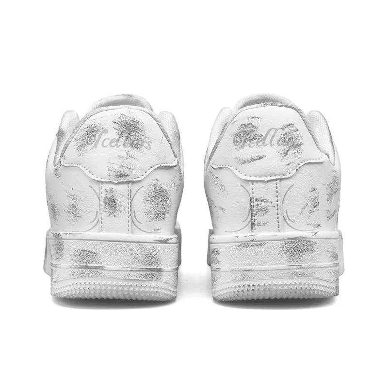 TCELLARS Abrasion Resistant Lightweight Height Increasing Low Top Skateboard Shoes Unisex Exclusive Box-42