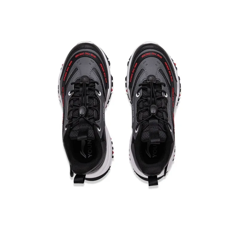 LINING YOUNG Shock Absorbers Low Top Kids Lifestyle Shoes Black Kids'-4