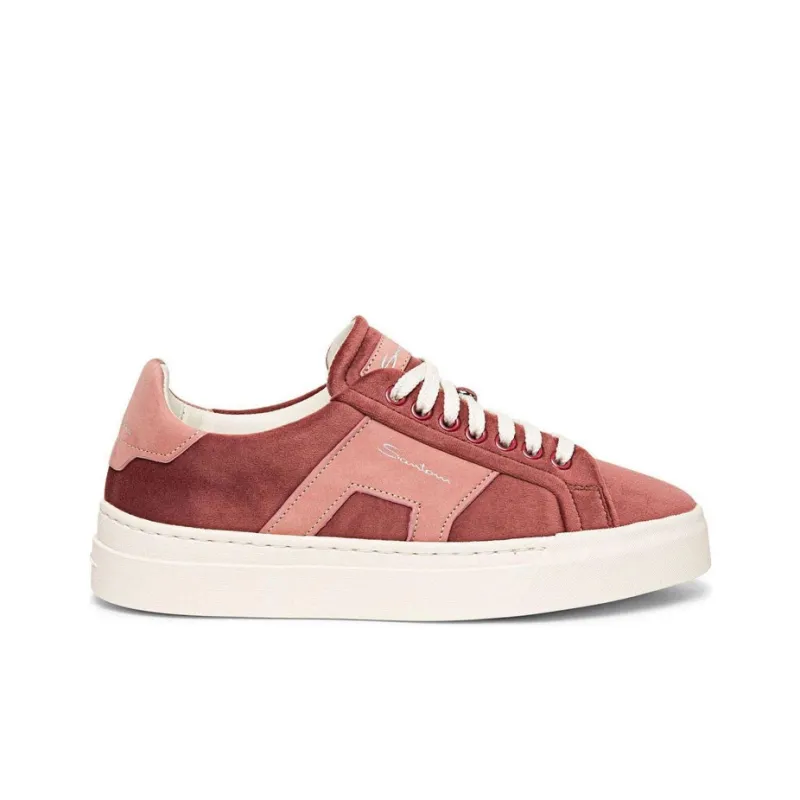 Santoni Double Buckle Logo Printed Sneakers Women's-1