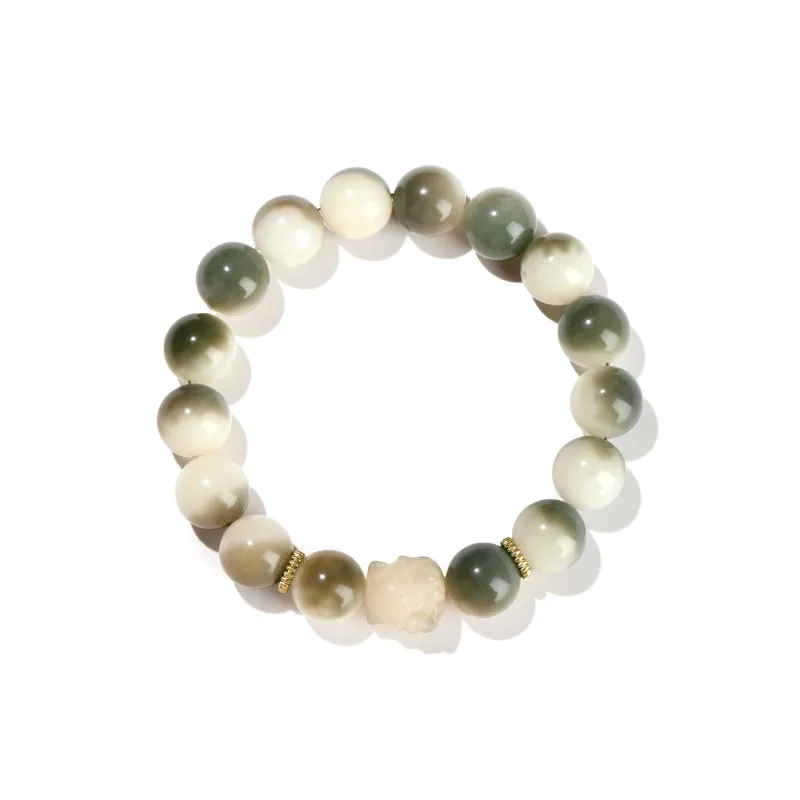 Xiang Yin Bodhi Root Fortune Bead Peaceful Joyful Buddhist Beaded Bracelet For Smooth Sailing In All Matters Unisex-0